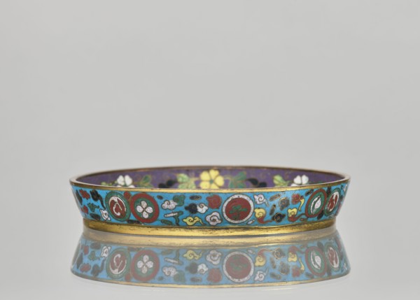 Plate., Gift; Paderewski, Ignacy Jan 1860–1941. Chinese; Qing dynasty 1644–1911. Cloisonné enamel