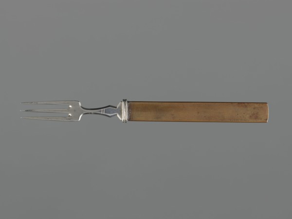 Fork with knife handle kozuka, Japanese, Edo period 1603–1868, 18th century, kozuka for katana,