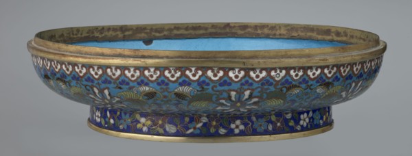 Box with lid, cloisonné enamel, Qing dynasty, Qianlong period, 18th century, China. Large