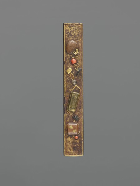 Knife handle kozuka, Japanese, Edo–Meiji period 19th century, Edo/Meiji, 1603–1912, weapons/edged