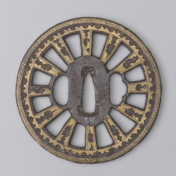 Crossguard tsuba, Shôami, and Migaki ; tsuba of the kuruma tsuba type, of the Buddhist Law Circle;