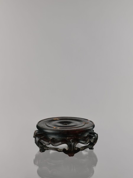 Ding incense burner on stand, Chinese, Qing dynasty 1644–1911. Incense censer ritual vessel, 19th