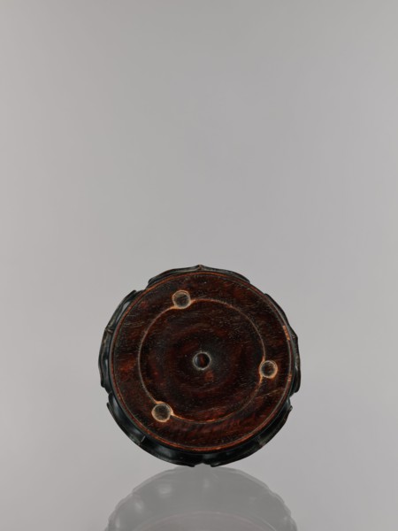 Ding incense burner on stand, Chinese, Qing 1644–1911, 19th century. Bronze ritual vessel and