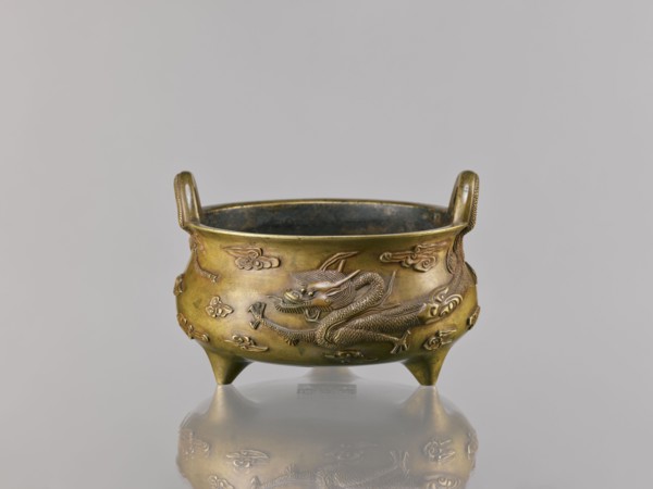 Li-type incense burner censer, Chinese, 18th century copy after a 15th-century original, Qing