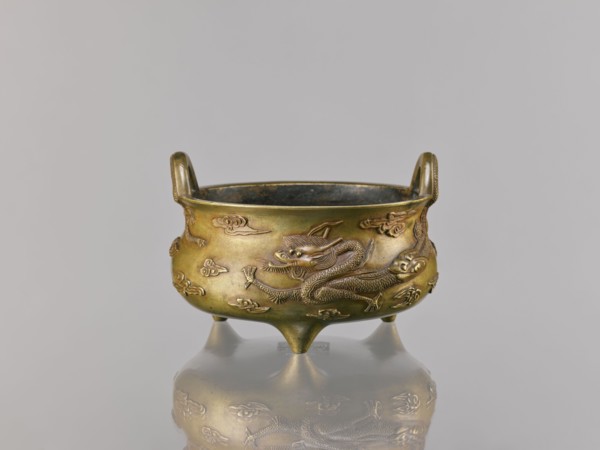 Li-type incense burner, ; ding vessel; Chinese; Qing 1644–1911, 18th century copy after a
