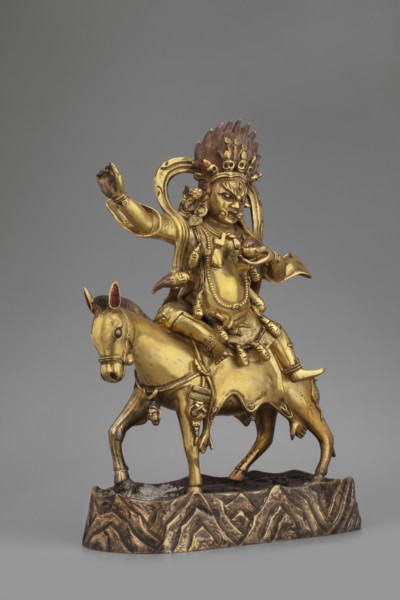Palden Lhamo, unknown sculptor, Tibetan Buddhist art, Himalayan art, Himalayan culture, dharmapala