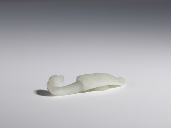 Belt clasp, Chinese, Chinese art, cicadas, lizards zool., Qing 1644–1911. Stem: stylized cicada