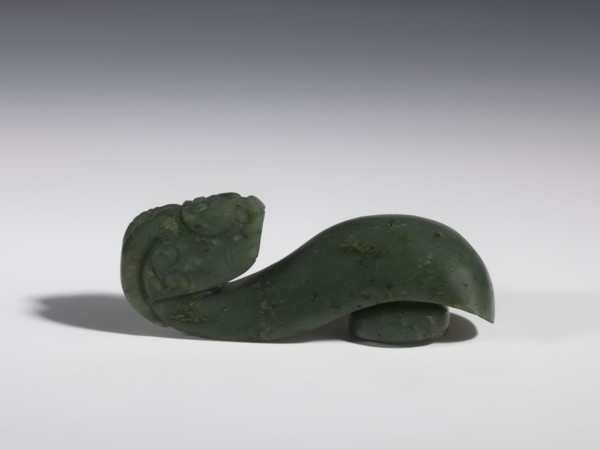 Belt clasp, purchased provenance, Chinese, dragons iconography, Qing 1644–1911, clothing, belts,