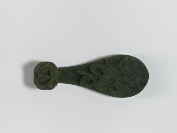 Belt clasp, Chinese, Chinese art, lizards zool., ruyi auspicious scepter iconographic, Immortals