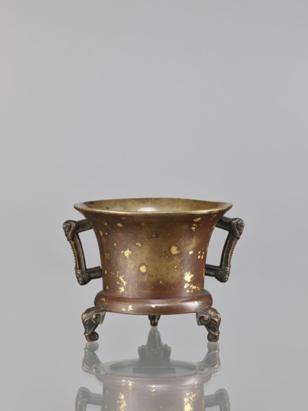 Censer, Chinese, Qing 1644–1911, 18th century, China; ceremonial/ritual bronze vessel with
