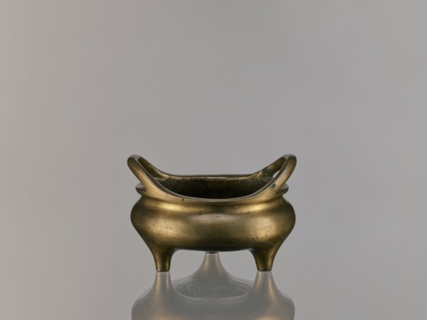 Li-type incense burner, Chinese, ceremonial Li-type vessel, Qing dynasty 1644–1911, 18th century