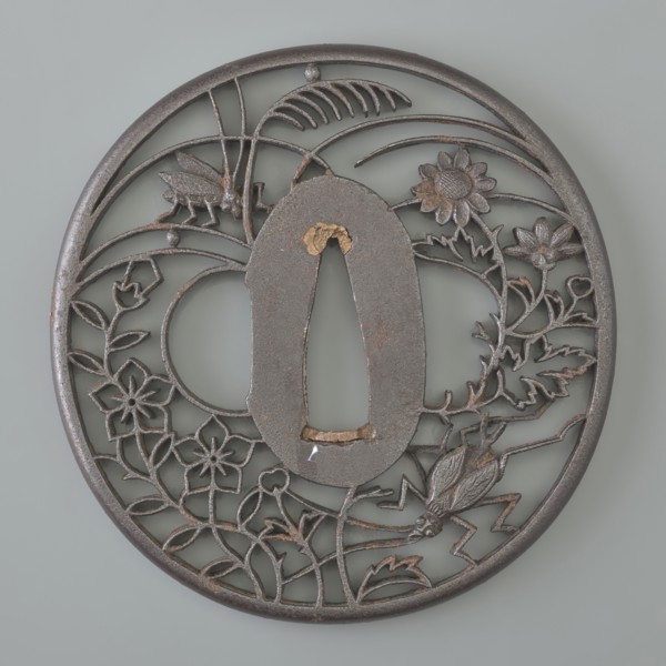 Crossguard tsuba, Akasaka role classification of creator, school author. Japanese, Edo period