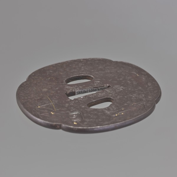 Crossguard tsuba, Kaneie craftsman, Japanese, Edo period 1603–1868, 18th century. Tsuba in the