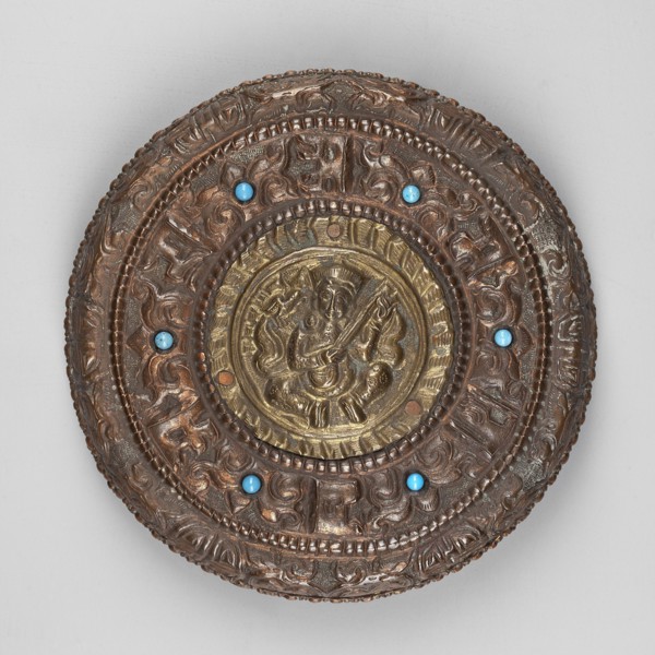 Box, Himalayan art, Himalayan culture, 19th/20th century, Tibet, container, height 3.8 cm, diameter