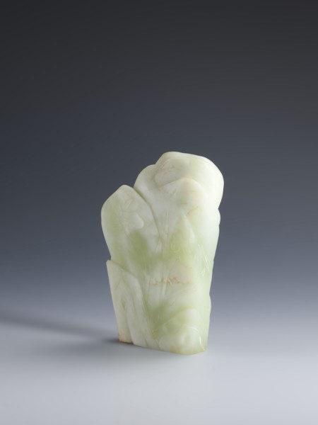 Small screen on a base, Chinese, Qing 1644–1911. Small screen with an oval cross-section made of