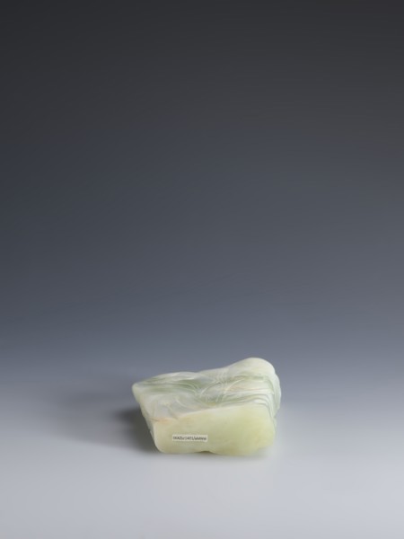 Small screen on a base, Chinese, Qing 1644–1911. Small screen with an oval cross-section made of