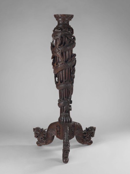 Pedestal, unknown sculptor; Chinese; Qing dynasty 1644–1911; sculpture, 17th–19th century; height