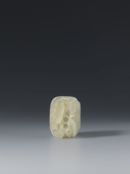 Ornament, early 17th century, China; jade; Ming 1368–1644 style. Height 3.65 cm, width 3.2 cm,
