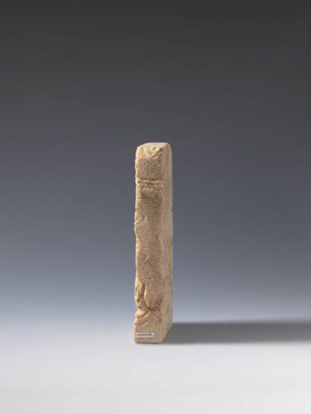 Seal stamp, subjects: bats, lion, arhat; bas-relief decoration; Chinese; Qing dynasty 1644–1911,