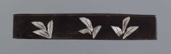 Lid, figural scenes, Chinese art, Chinese culture, Qing 1644–1911, trees, pines, lid made of black