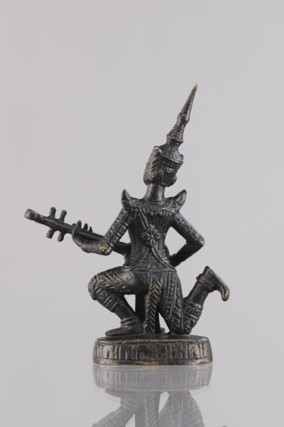 Musician figurine, Southeast Asian art; musicians; Southeast Asia culture; unknown provenance; 1st