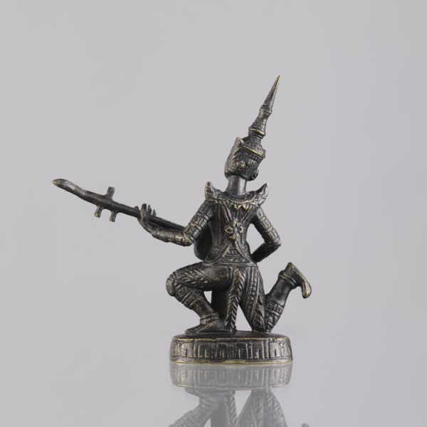 Musician figurine, Southeast Asian art, musicians, Southeast Asia culture, provenance unknown, 1st