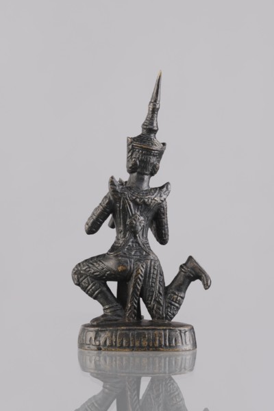Musician figurine, Southeast Asian art; musicians; Southeast Asia culture; unknown provenance; 1st