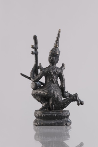 Musician figurine, Southeast Asian art; subject: musicians; culture: Southeast Asia; provenance,