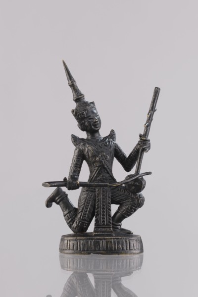 Musician figurine, Southeast Asia culture, art of Southeast Asia, 1st half of the 20th century