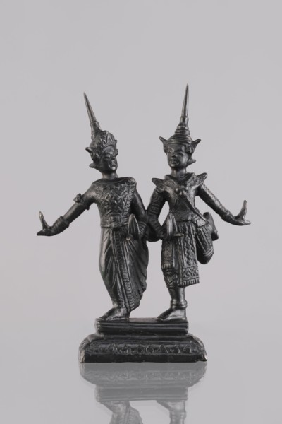Figurines of a dancing couple, Southeast Asian art, dance, Southeast Asia culture, unknown
