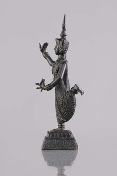 Dancer figurine, creator unknown, Southeast Asian, Southeast Asia culture; dancers; provenance, 1st