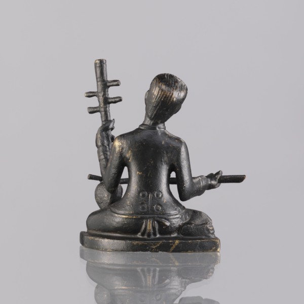 Musician figurine, Southeast Asian art; subject: musicians; culture: Southeast Asia; provenance,