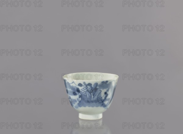 Bowl, Japanese, ceramics, bowl with landscape motifs, ca. 1750–1800, Japan, vessel; height 6.3 cm,