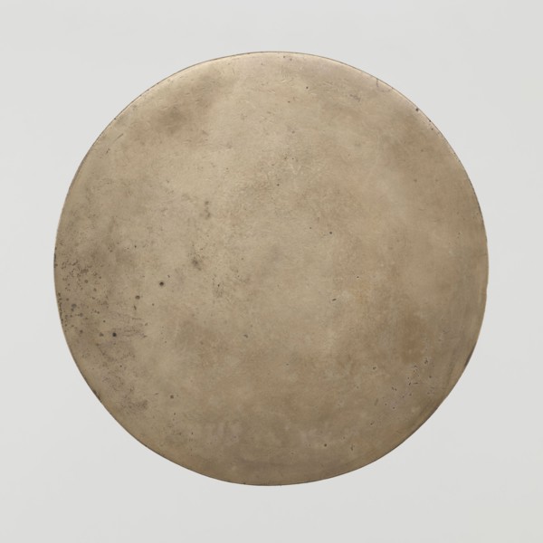Mirror, Chinese, Qing dynasty 1644–1911, 19th century. Bronze mirror with birds and cranes and