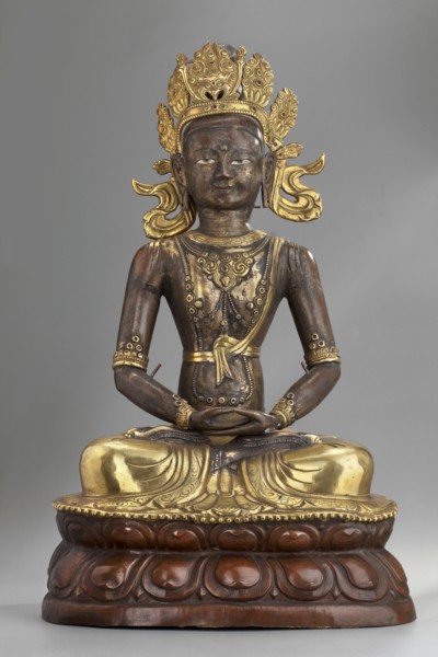 Amitayus, Buddhist/Tibetan/Himalayan/Mongolian art; Himalayan and Mongolian culture; Buddha