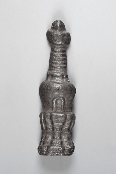 Thogcha in the shape of a stupa chorten, creator, Tibetan Buddhist/Himalayan art; amulet-shaped