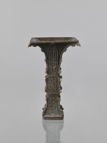Fanggu vase, fanggu vessels, Chinese art, Chinese culture, ceremonial vessel, gu cup, ritual