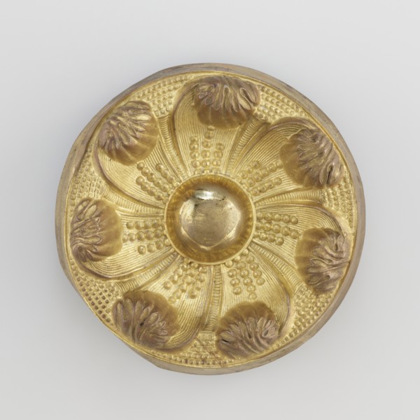 Seven-leaf rosette, craft, Tibetan culture, provenance unknown, rosettes, leaves ornament,