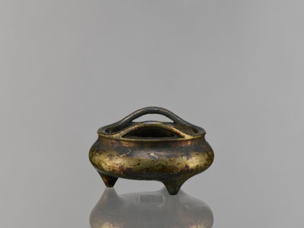 Li-type incense burner, Chinese, ceremonial Li-type ritual vessel, Ming style, Qing 1644–1911,