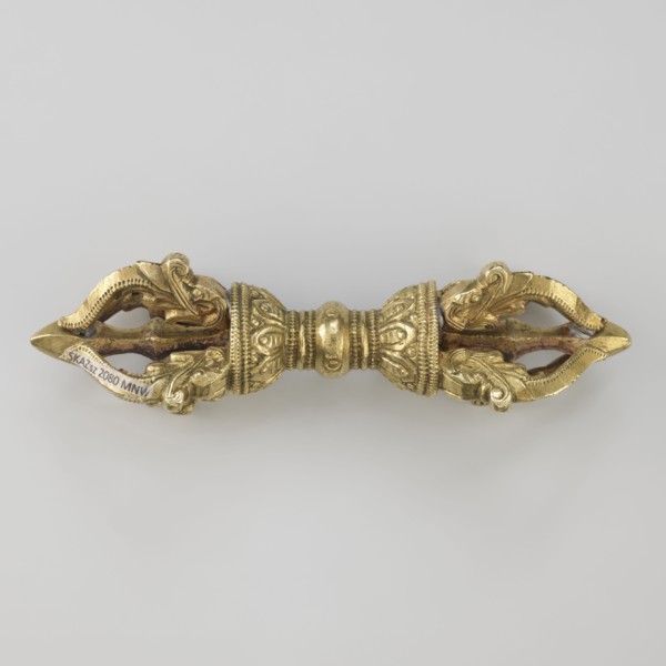 Vajra;, crafted; Tibetan; Buddhist art; Tibetan Buddhist art; vajras; ritual object; 19th century,
