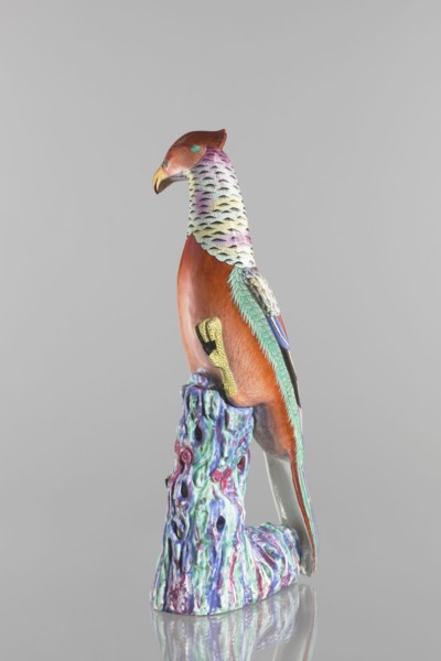 Pheasant figurine, unknown creator; Chinese art; Chinese culture; Qing dynasty 1644–1911; 19th