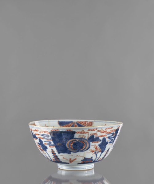 Bowl, Japanese, Edo 1603–1868, ca. 1680–1720. Colored porcelain vessel, height 12.4 cm, diameter 25