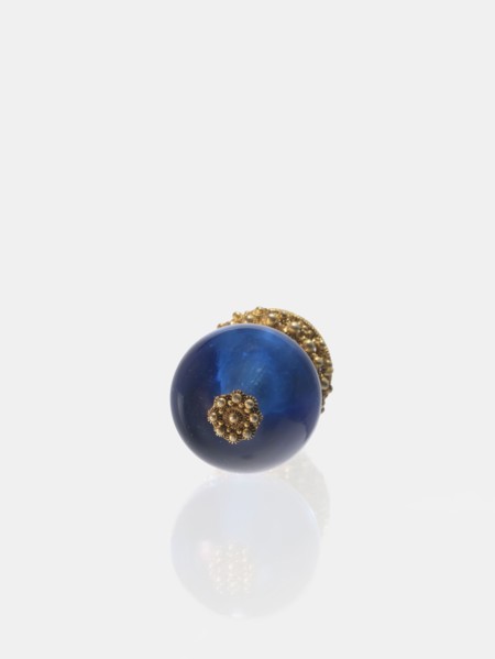 Button for a semi-official cap of a third-ranking official, Chinese art, Chinese culture, Qing