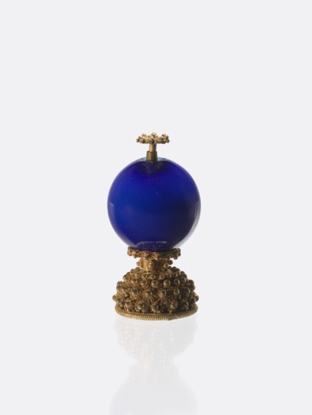 Button for a semi-official cap of a fourth-ranking official, gift, Chinese art, Chinese culture,