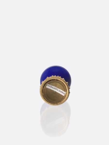 Button for a semi-official cap of a fourth-ranking official, Chinese, Qing 1644–1911, officials,