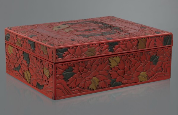 Box with a lid, Chinese art, Chinese culture, figural scenes, floral motifs, Qing 1644–1911,