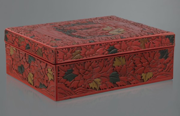 Box with a lid, Chinese art, Chinese culture, figural scenes, floral motifs, Qing 1644–1911,