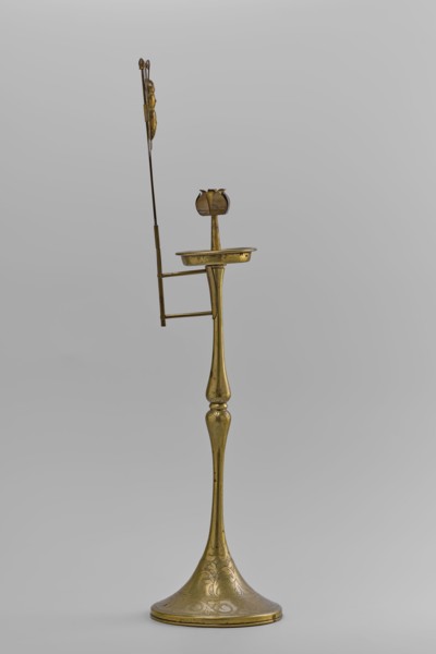 Candlestick, Early 20th century, Korea. Candlestick on a round base transitioning into a