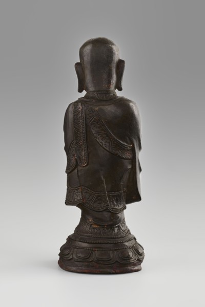 Monk, Papal, Chinese art, Chinese culture, Qing 1644-1911, figurine, Buddhist art depicting a