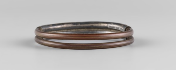 Bracelet, ; women's ornament, Chinese, Qing 1644–1911, 19th century; materials: enamel colors: